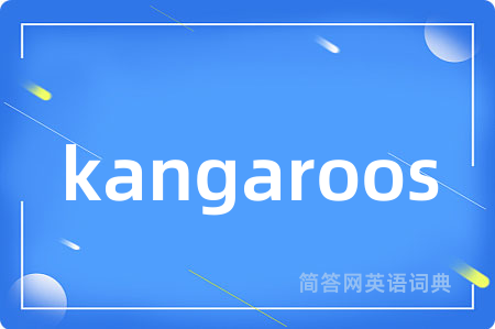 kangaroos