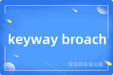 keyway broach