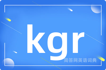 kgr