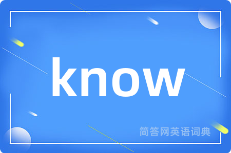 know