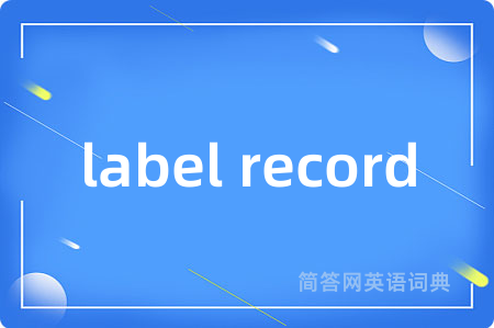label record