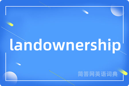 landownership