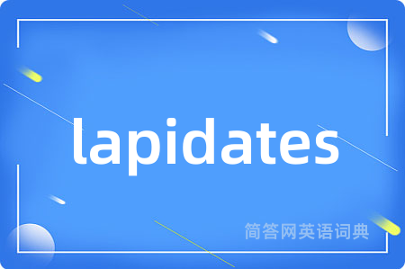 lapidates