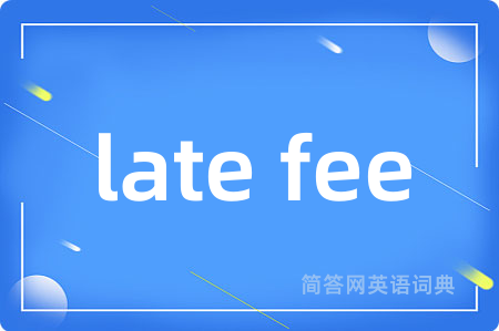 late fee