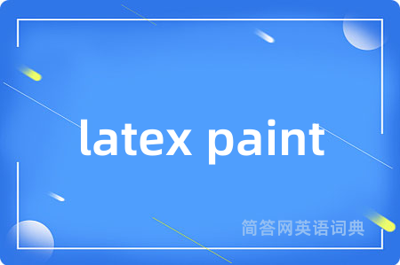 latex paint