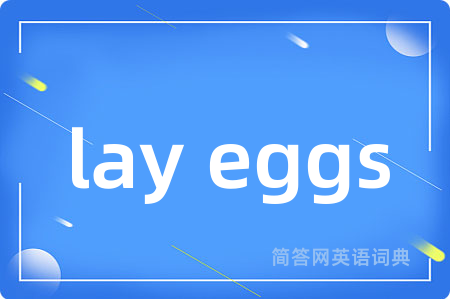 lay eggs