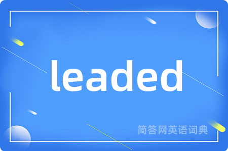 leaded