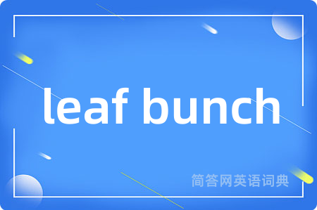 leaf bunch