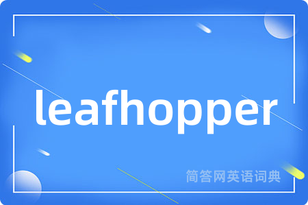 leafhopper