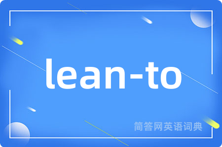 lean-to