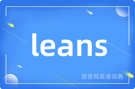 leans