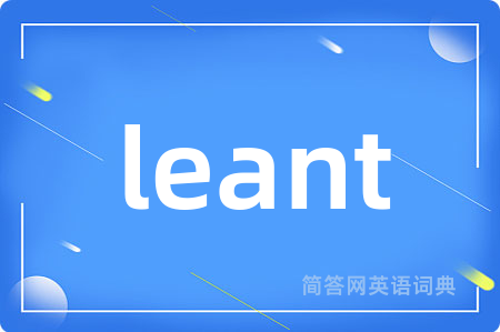 leant