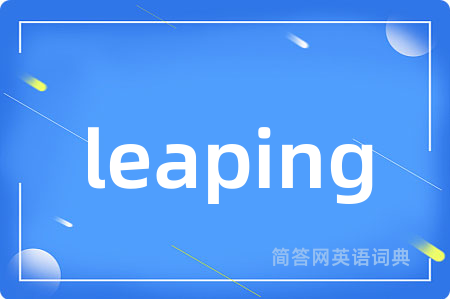 leaping