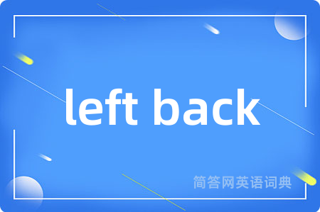 left back