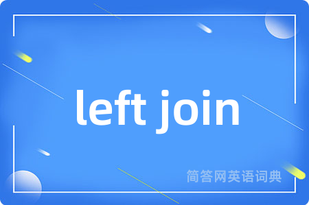 left join