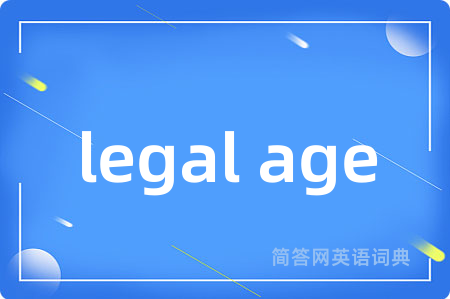 legal age