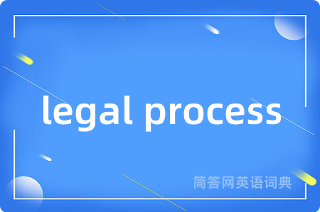 legal process