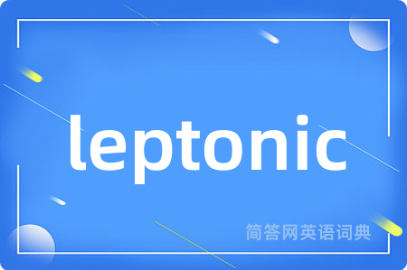 leptonic