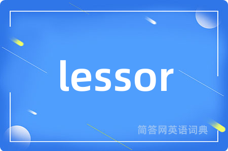 lessor