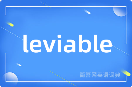 leviable