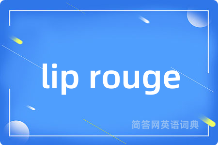 lip rouge