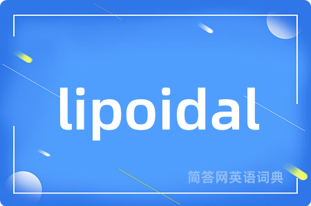 lipoidal