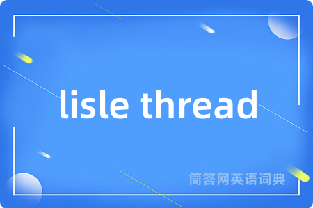 lisle thread