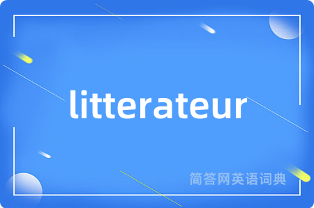 litterateur