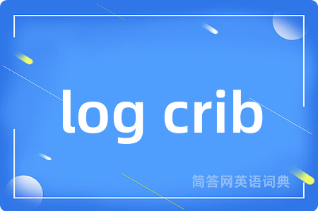 log crib