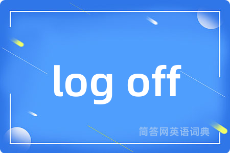 log off
