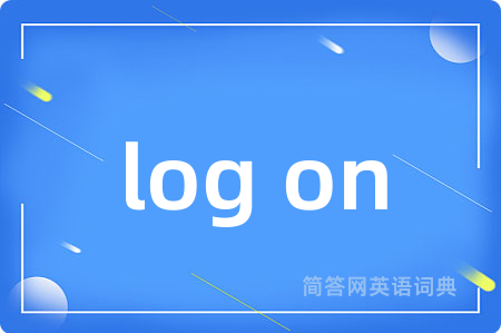 log on