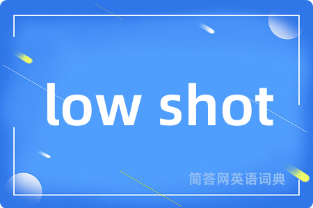 low shot是什么意思,low shot的中文翻译 low shot