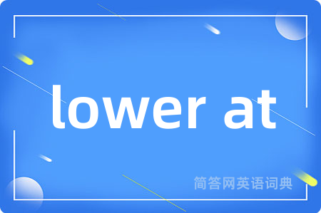 lower at