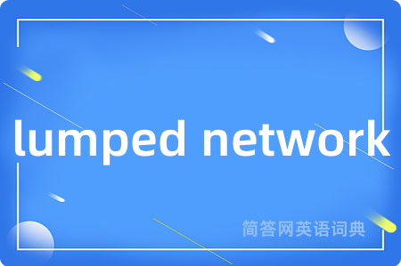 lumped network