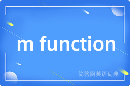 m function