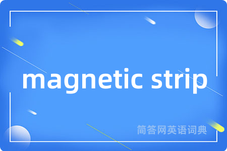 magnetic strip
