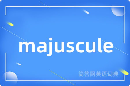 majuscule