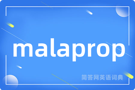 malaprop