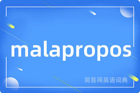 malapropos