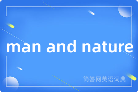 man and nature