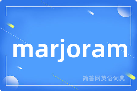 marjoram