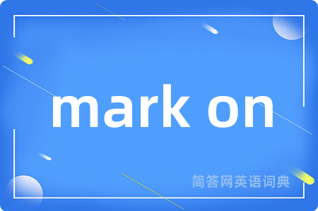 mark on