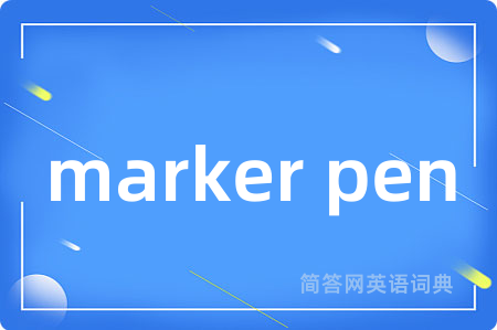 marker pen
