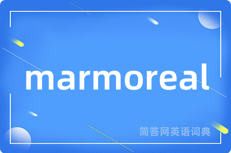 marmoreal