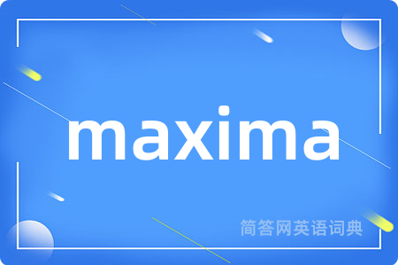 maxima