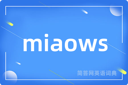miaows