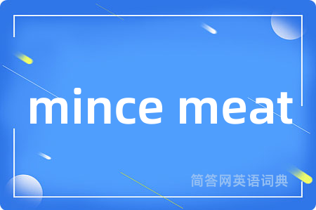 mince meat