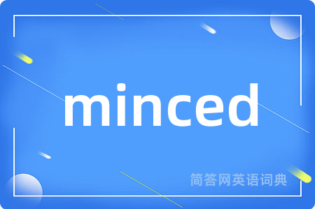 minced