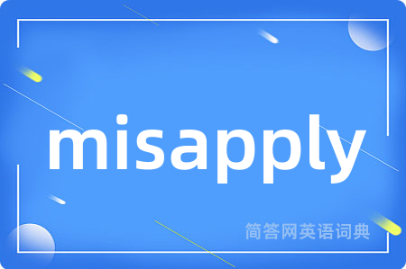 misapply