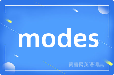 modes